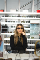 MIUMIU 52YS LOGO SUNGLASSES
