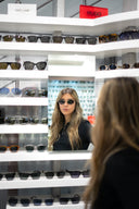 MIUMIU 52YS LOGO SUNGLASSES